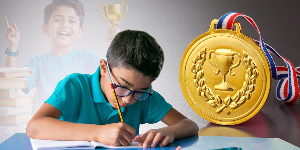 Students preparing for Olympiad exams